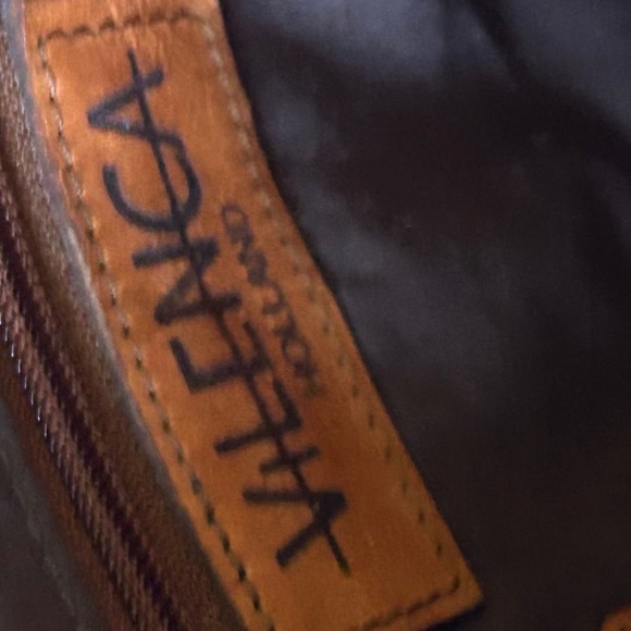 Vilenca Holland Woven Leather Crossbody Bag Shoulder‎ Bag Purse Brown - Picture 8 of 10